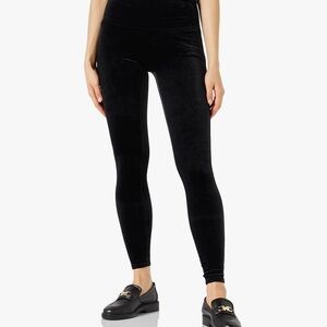 SPANX Black Velvet High-Rise Stretchy Leggings Women’s Medium